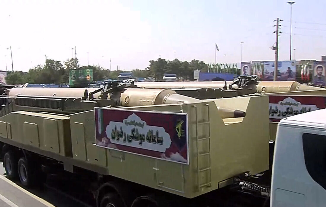 موشک بالستیک رضوان رونمایی شد