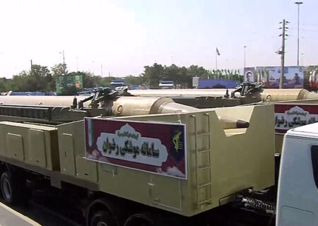 موشک بالستیک رضوان رونمایی شد