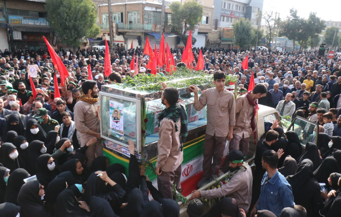 بدرقه شهید مدافع امنیت بر دستان پرمهر ملایر