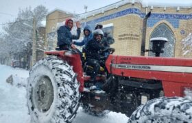 روایت خدمت گروههای جهادی بسیج همدان در برف روبی و بازگشایی معابر