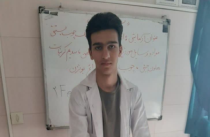 دستاورد بین المللی دانش آموز عضو پژوهش سرای رضی شهرستان تویسرکان