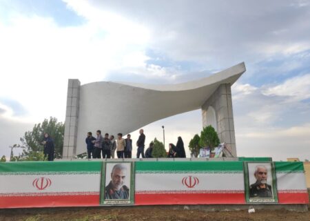 پیکرواره شهید گمنام امامزاده خضر رونمایی شد