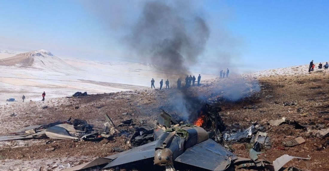 سقوط جنگنده ارتش در همدان