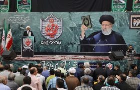 برگزاری مراسم اولین سالگرد شهدای خدمت در همدان