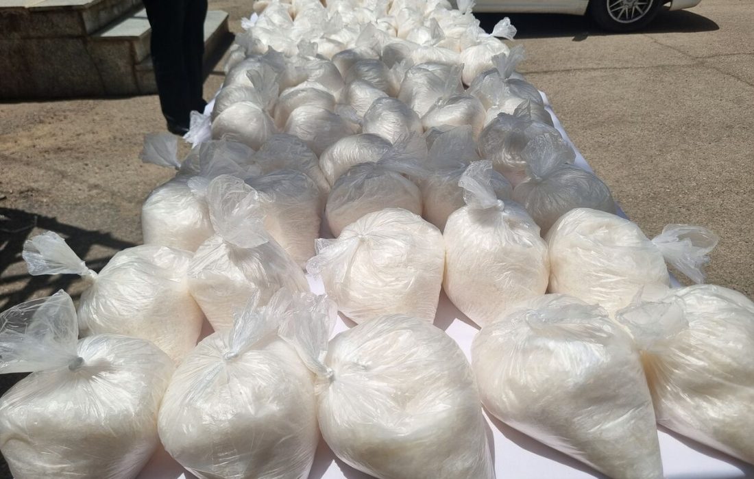 کشف ۱۰۸ کیلوگرم شیشه و هروئین در همدان