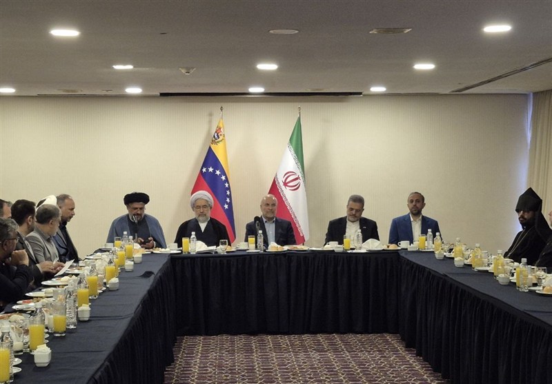 دیدار جمعی از علمای ادیان، نخبگان علمی ونزوئلا با قالیباف