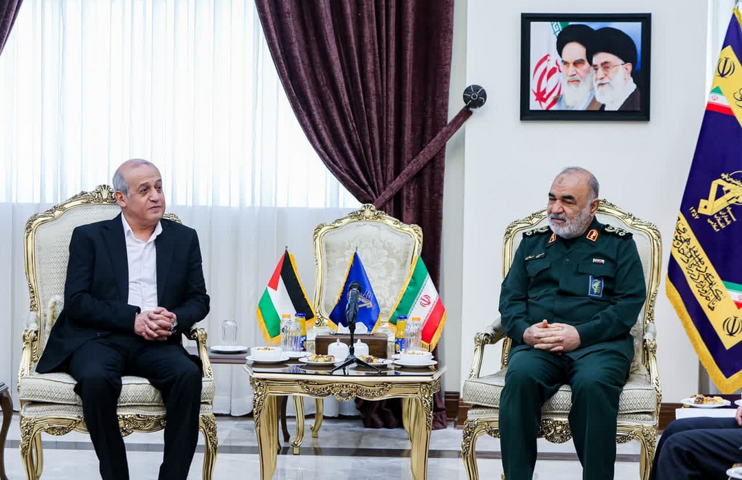 دیدار معاون دبیرکل جبهه مردمی برای آزادی فلسطین با سرلشکر سلامی