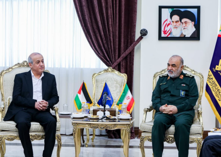 دیدار معاون دبیرکل جبهه مردمی برای آزادی فلسطین با سرلشکر سلامی