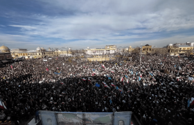 خروش مردم دارالمؤمنین و دارالمجاهدین همدان علیه جریان صهیونیستی اغتشاشگر